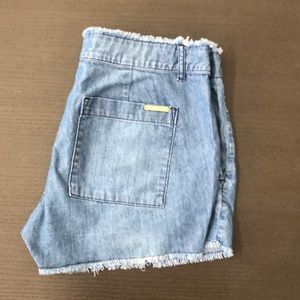 Michael Kors chambray denim shorts